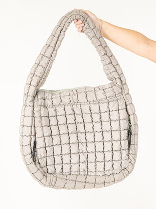 Oversized Quilted Crossbody Bag