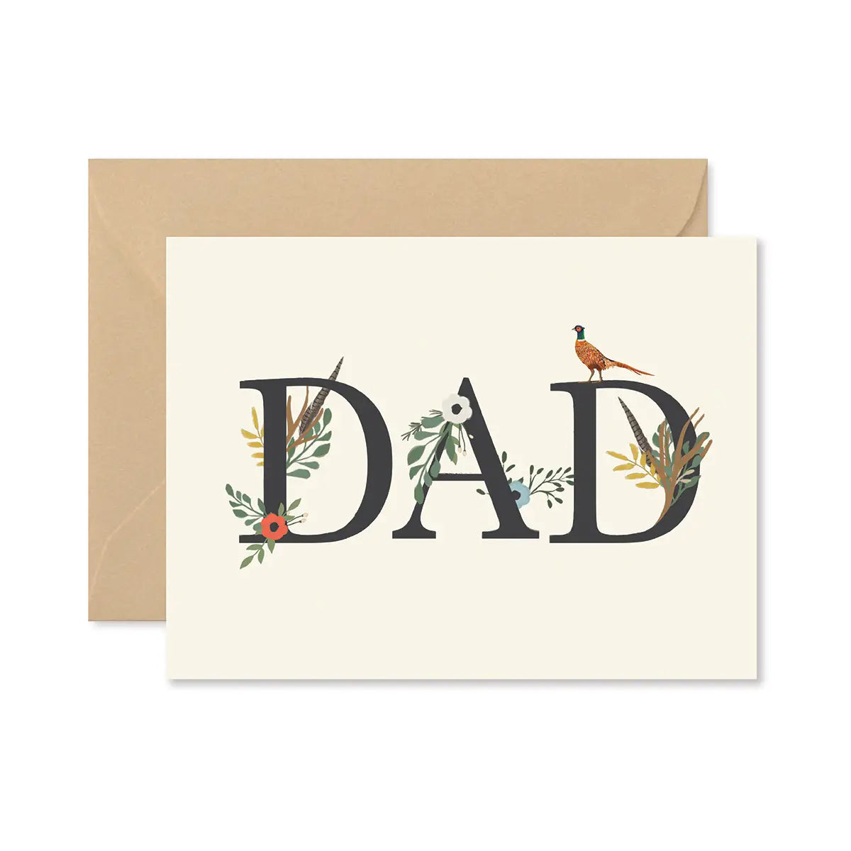Dad Floral Card