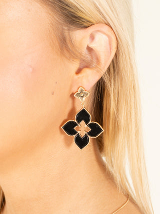 Clover Petal Drop Earrings