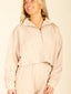 Cream Fleece Lounge Set