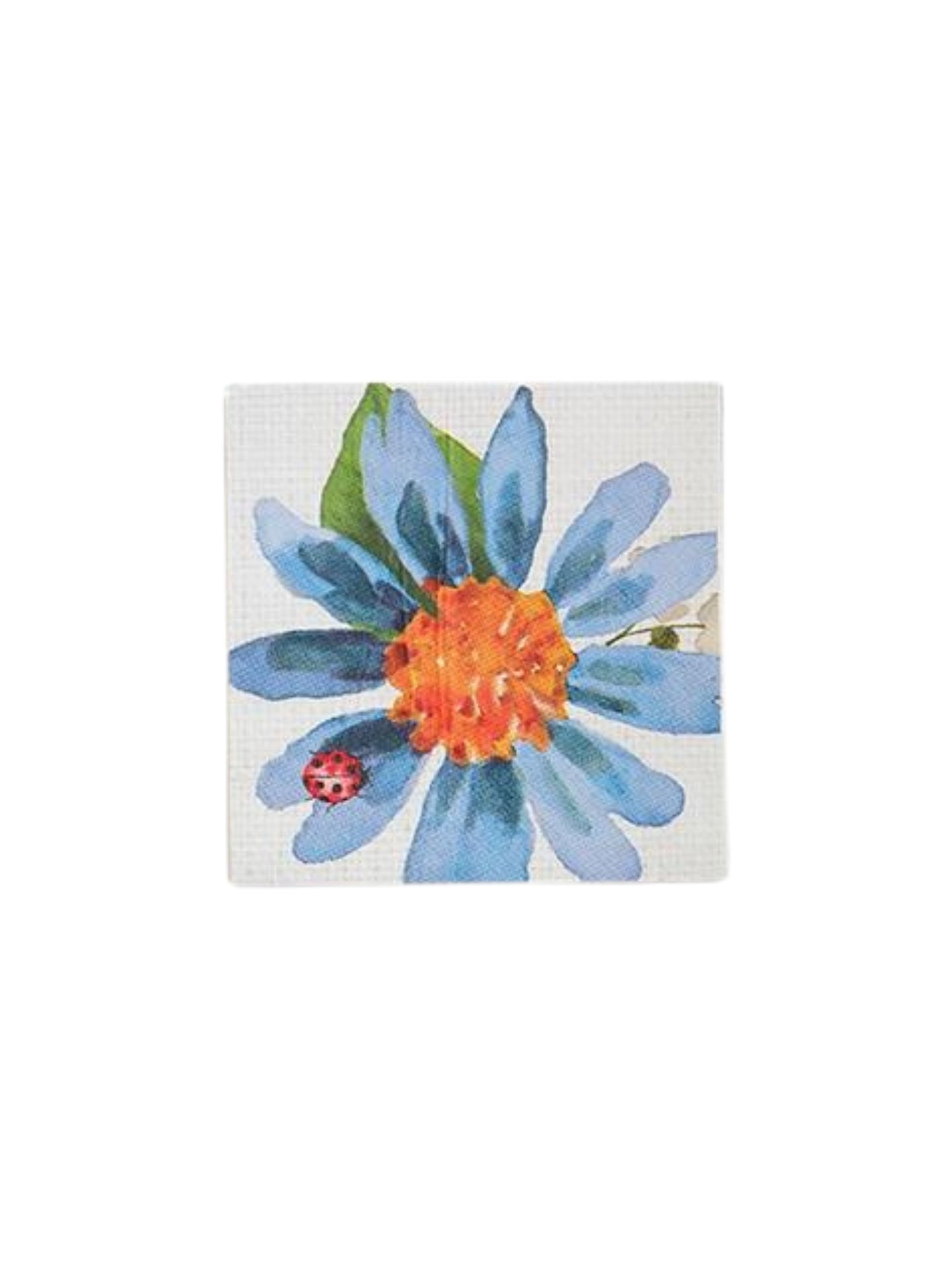 Spring Paper Napkins Blue Daisy