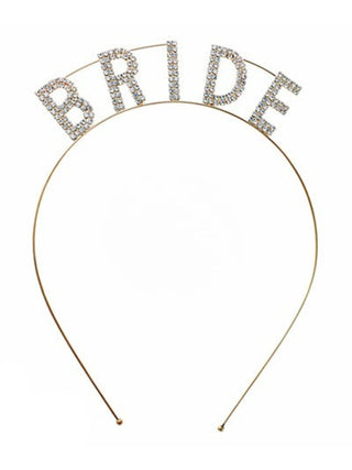 Bride Headband Gold