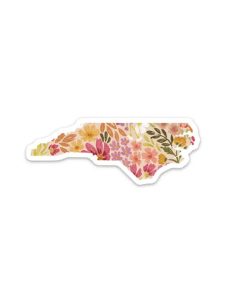 North Carolina Sticker Pink