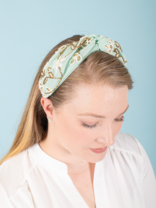 Vine Embroidered Headband