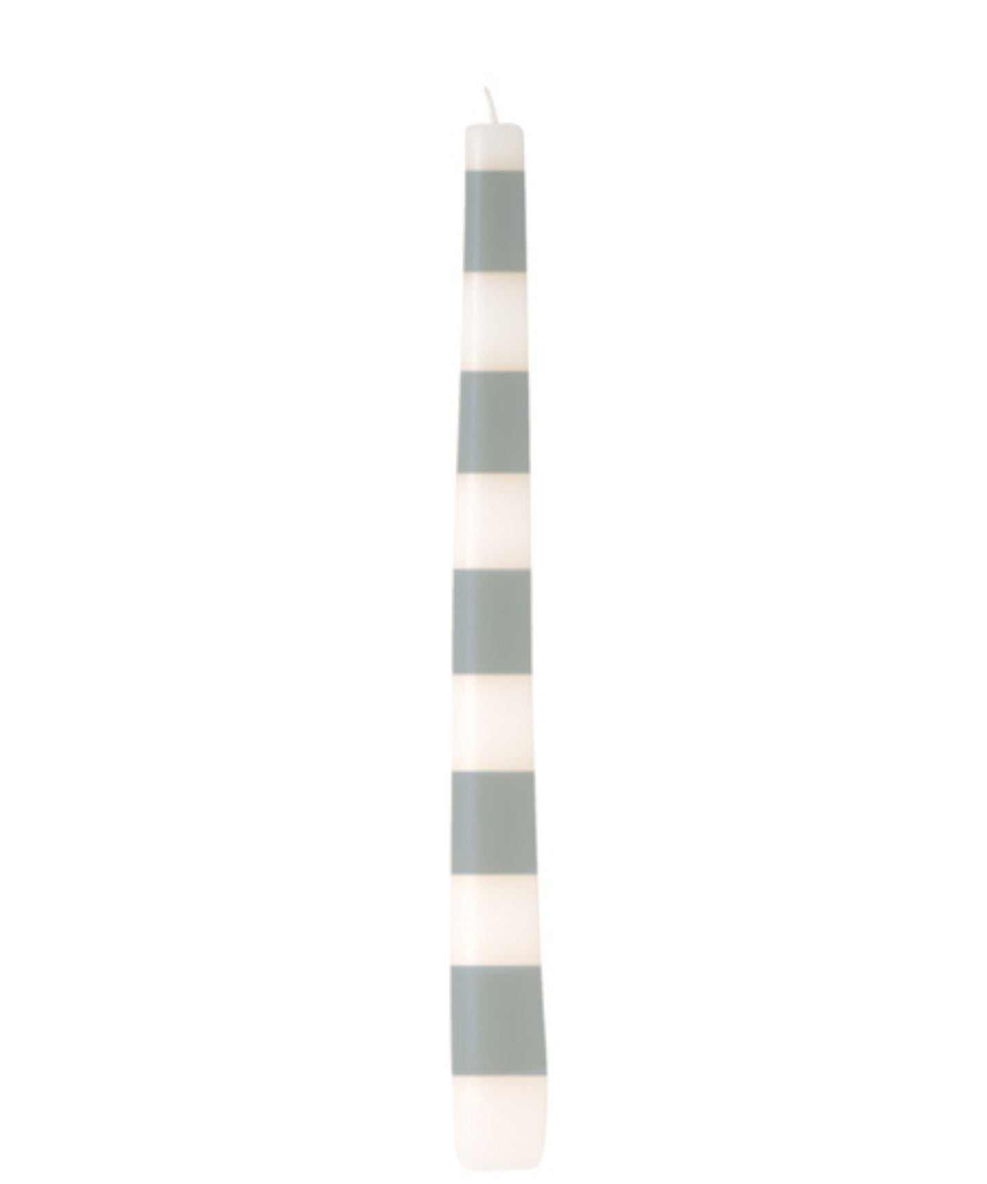 Blue & White Taper Candle Stripes