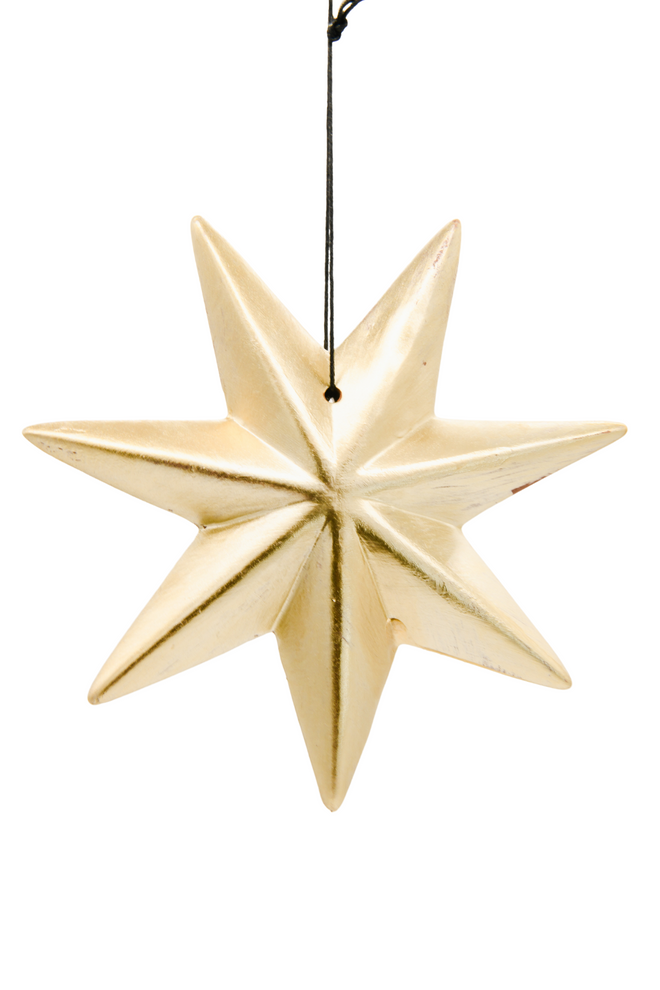 Gold Star Ornament