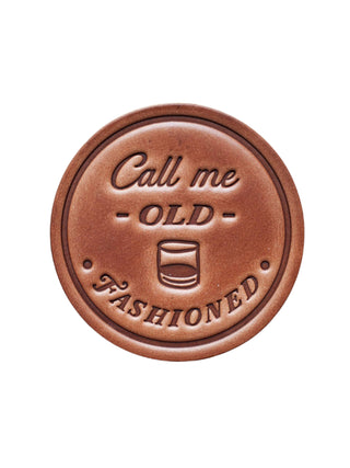 Sugarhouse Leather Coaster Old Fashioned