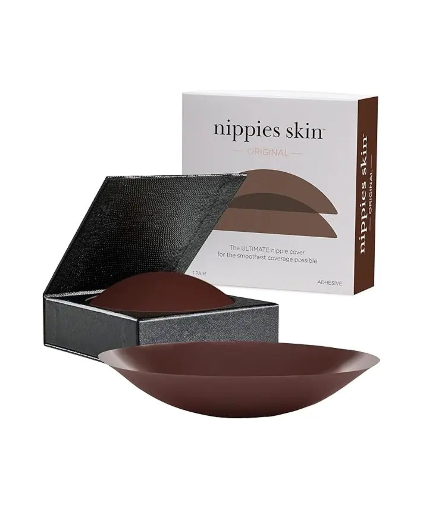 Adhesive Nipple Covers Espresso