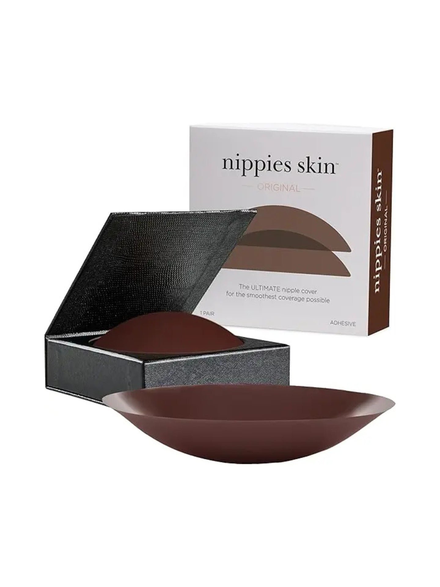 Adhesive Nipple Covers Espresso