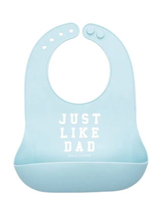 Silicone Wonder Bib Just Like Dad