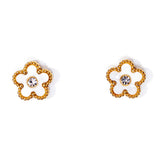 My Sister's Cottage | Waterproof | Flower CZ Earrings