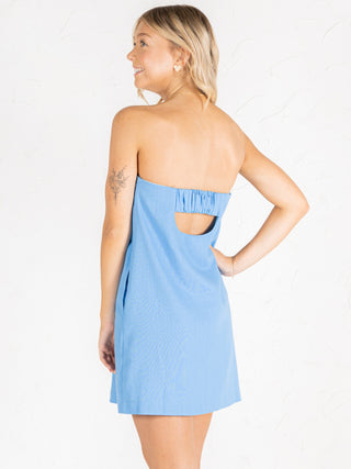 Strapless Shift Dress