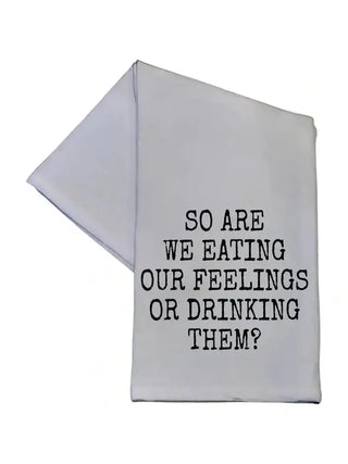 Eating Our Feelings - Tea Towel