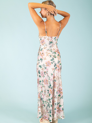 Floral Sleeveless Maxi Dress