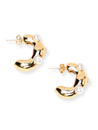My Sister's Cottage | Waterproof | Natural Pearl Embellished Earrings