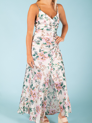 Floral Sleeveless Maxi Dress