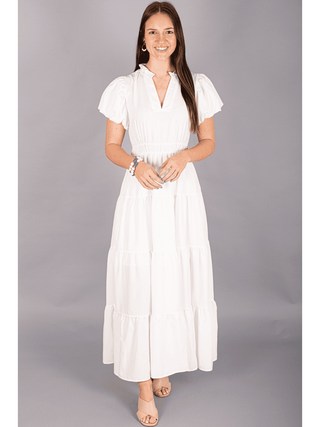 Tiered Midi Dress