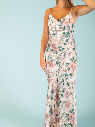 Floral Sleeveless Maxi Dress