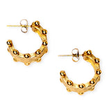 My Sister's Cottage | Waterproof | Textured Ball Hoops