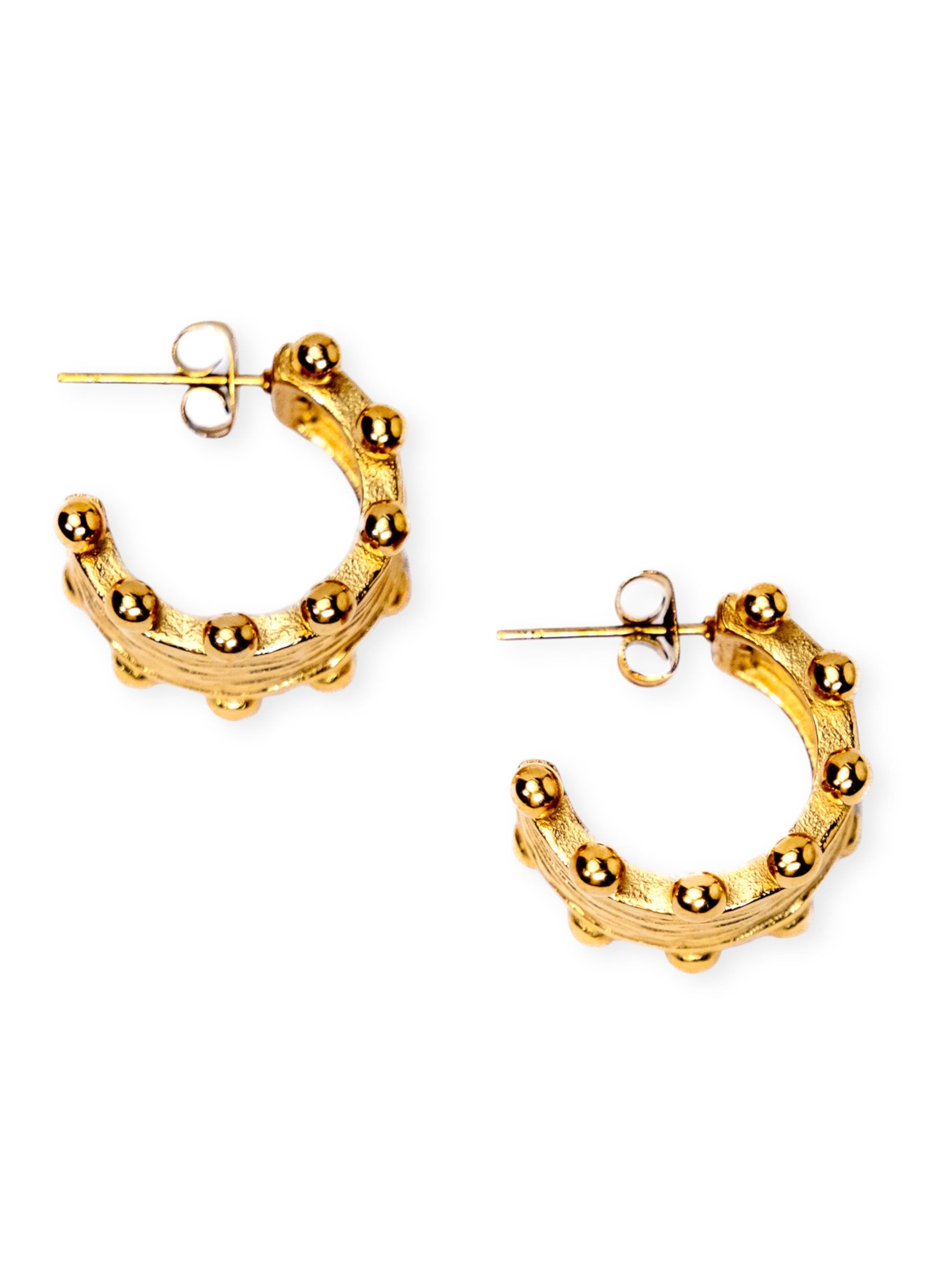 My Sister's Cottage | Waterproof | Textured Ball Hoops