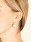 Rhinestone Clover Drop Earring