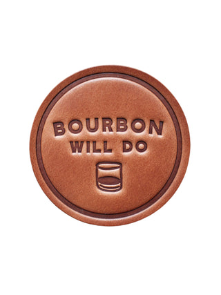 Sugarhouse Leather Coaster Bourbon