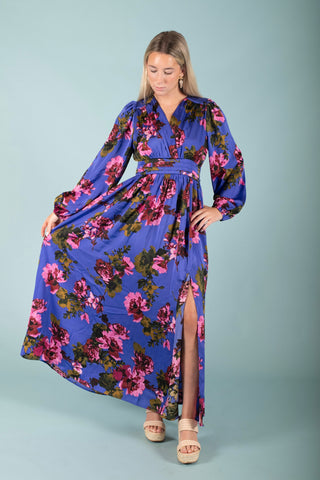 Midnight Floral Maxi Dress