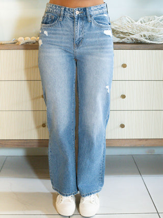 Super High Rise Wide Jeans