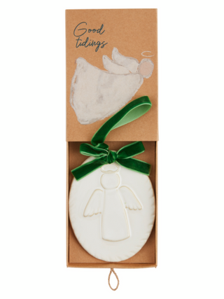 Round White Christmas Ornaments