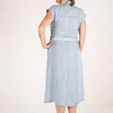Denim Midi Shirtdress
