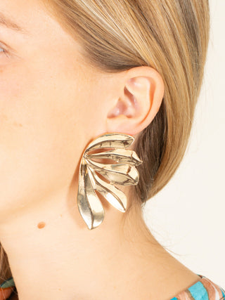 Half Wing Shape Earrings