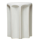 Sculpted Stoneware Stool