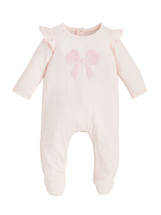 Bow Print Sleeper Pink