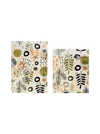 Reusable Fabric Beeswax Food Bags Leaves/Shapes