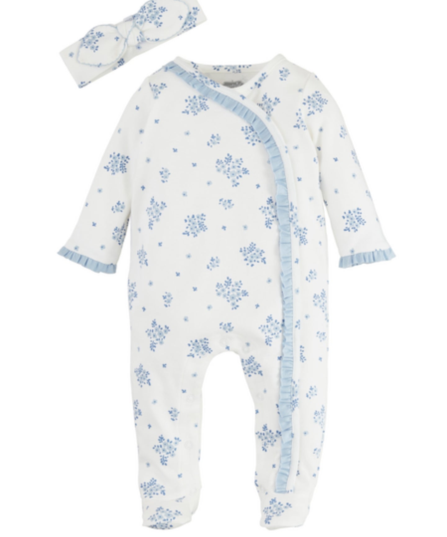 Ditsy Floral Sleeper White