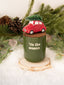 Christmas Bottle Brush Topper Candles-Car