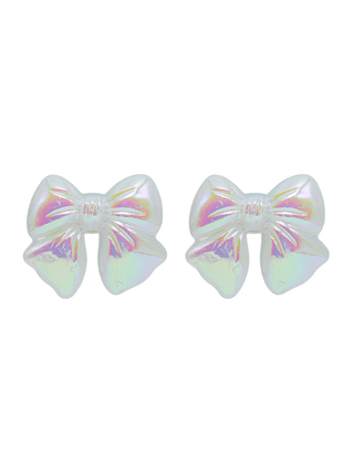 Bow Chrome Earrings