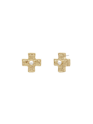 Chunky Cross Studs 