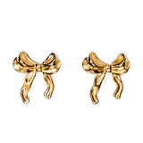 My Sister's Cottage | Waterproof | Hammered Bow Earrings