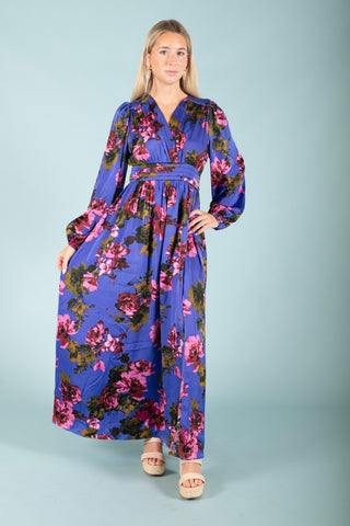 Midnight Floral Maxi Dress