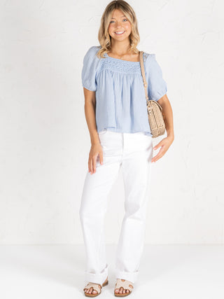 Crochet Peasant Top