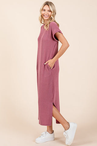 Ribbed Midi Dress