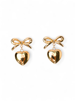 My Sister's Cottage | Waterproof | Bow & Heart Earrings