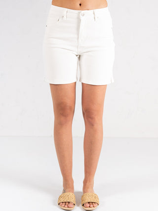 High Rise Mid Length Shorts