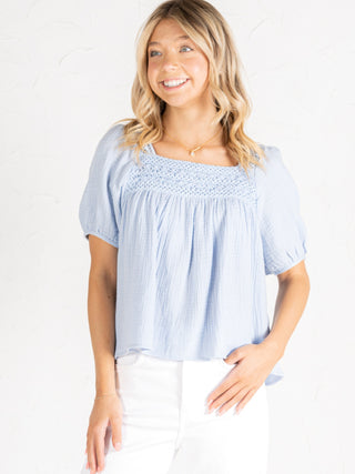 Crochet Peasant Top