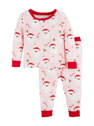 Pink Santa Glow Pajama Set