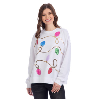Sparkle String Light Sweatshirt