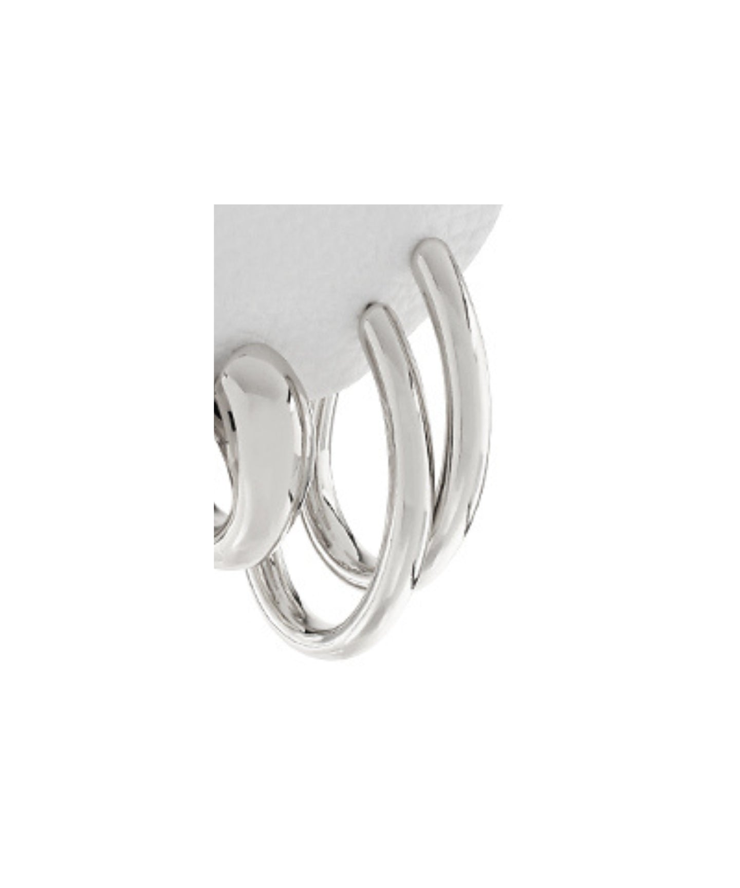 Open Gold Hoop Earrings — Classic Everyday Hoops in Gold or Silver (detail view 8)
