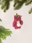 Wool Animal in Winter Coat Ornament