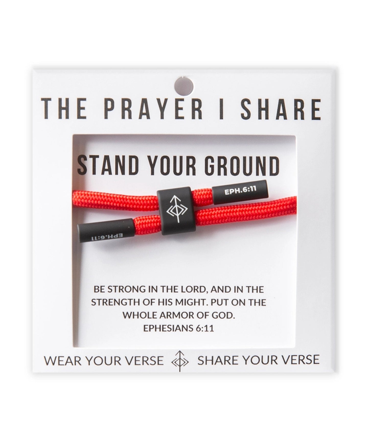 The Prayer I Share Cord Bracelet Stand Your Ground